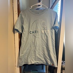 Baby blue carhartt tshirt